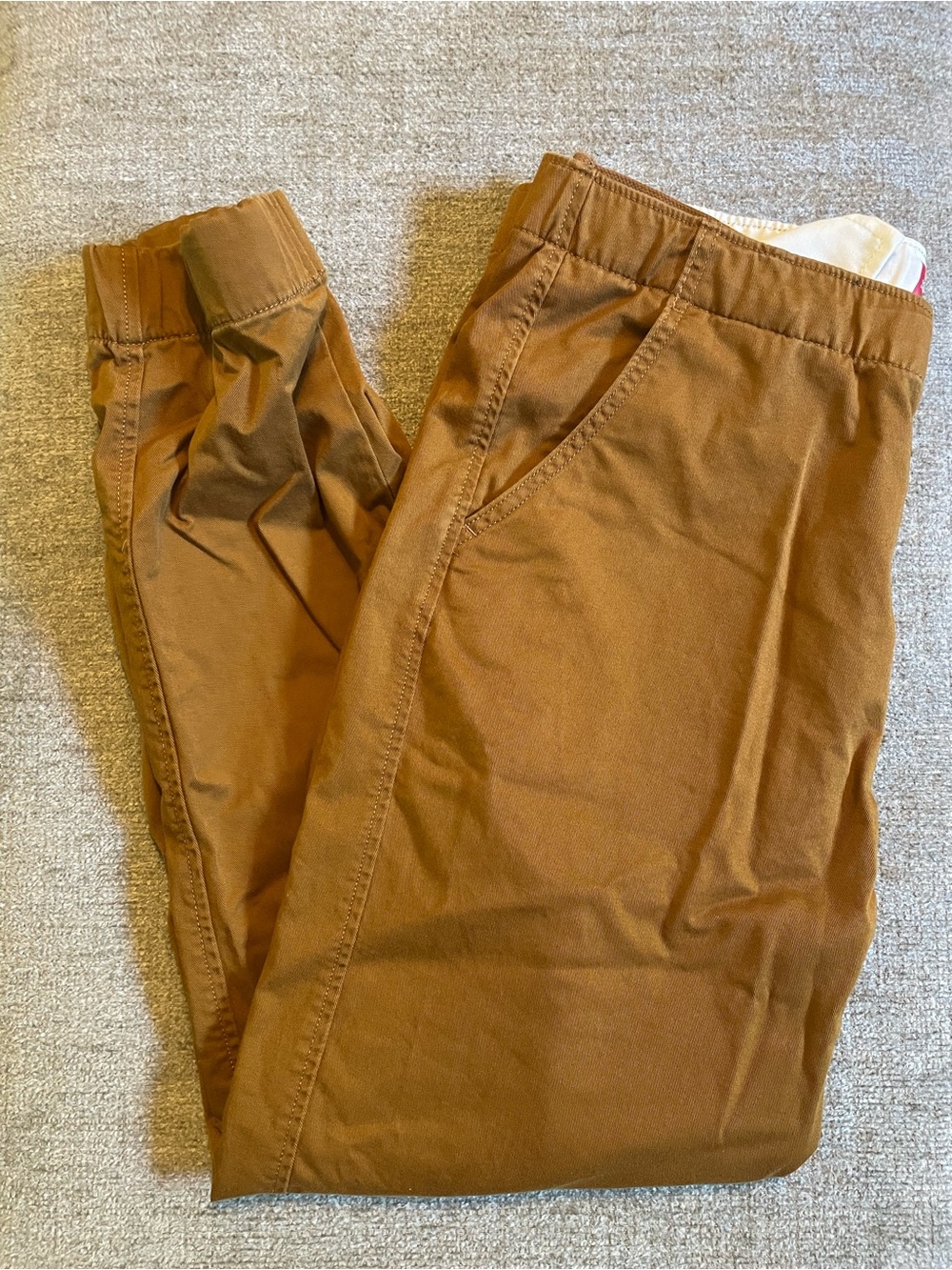 Levi's Men's Brown Elastic Waist Joggers